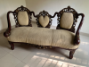 Malaysian Oak Wood Five Seater Sofa